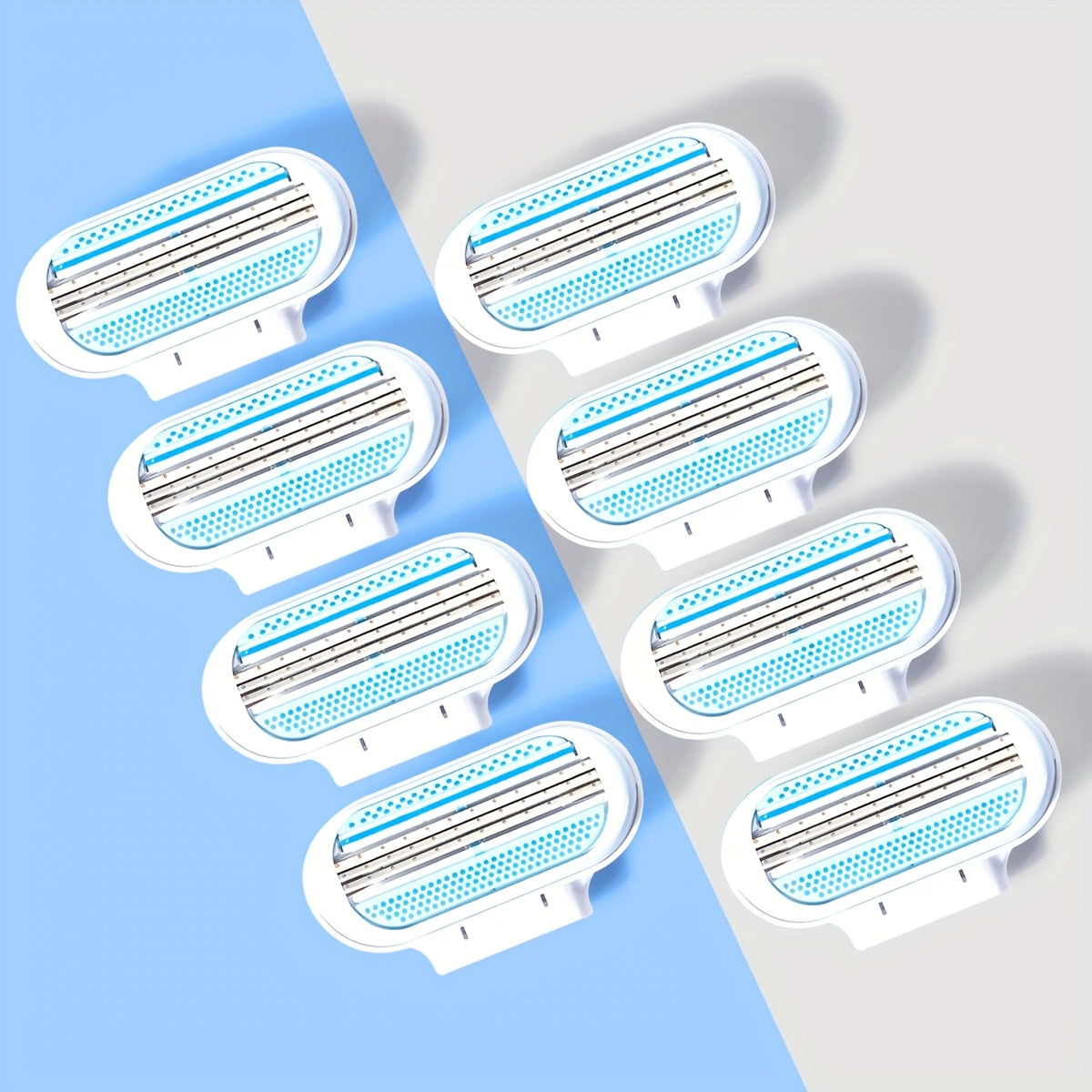 Manual Ladies Shaver with 8 Removable Blades – Smooth and Comfortable