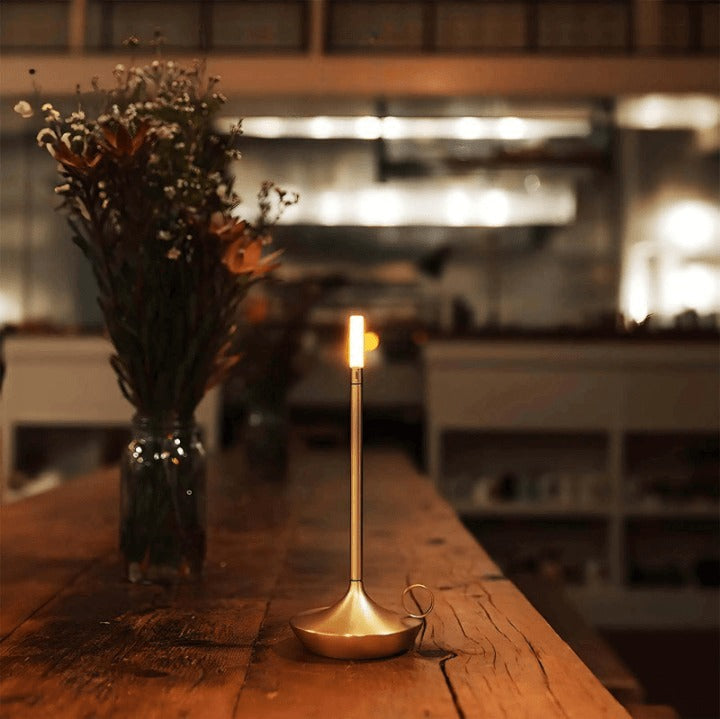 GlareEssence Modern LED Lamp | Rechargeable dimmable light for cozy and stylish spaces