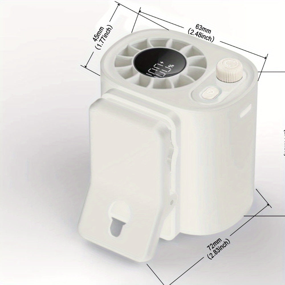 BreezeClip Mini Fan – Powerful Cooling, Anywhere and Anytime