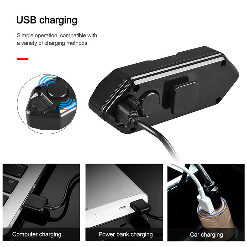 Waterproof Night Riding LED Mountain Bike Remote Control Steering Rear Light
