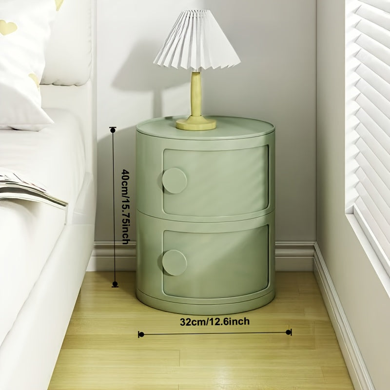 LumiStack Acrylic Bedside Table – Modern and Practical Storage