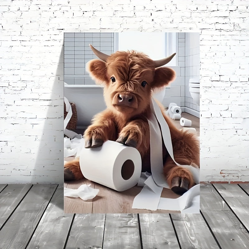 Playful calf decoration – For a smile at home