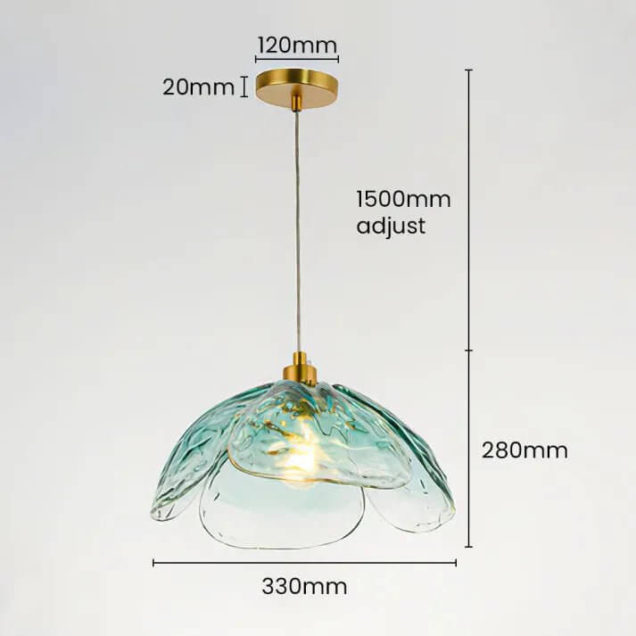 Flower Leaf Pendant Light - Elegant Night Lamp
