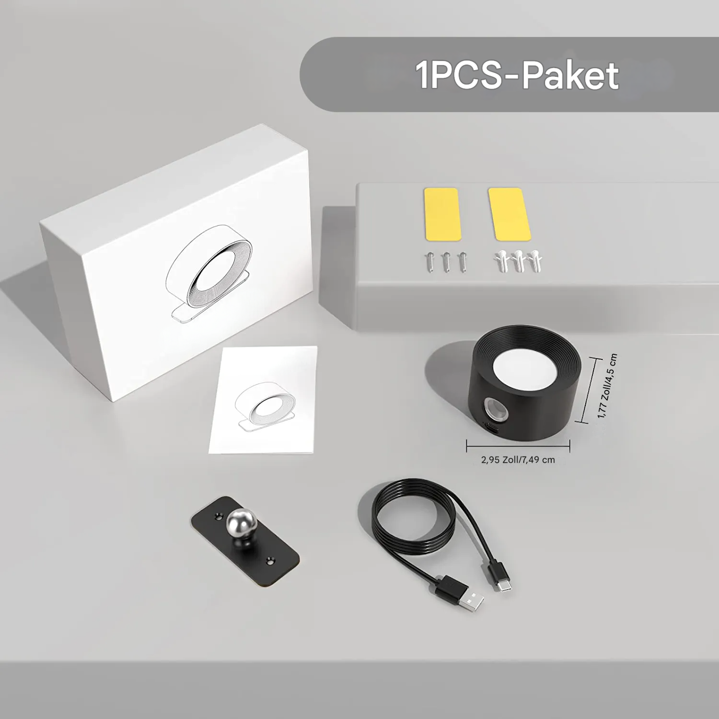 Wireless Rechargeable Wall Light - LumoFlex