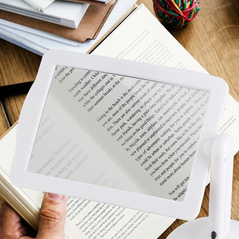 Hands-Free Desktop Magnifier with LED