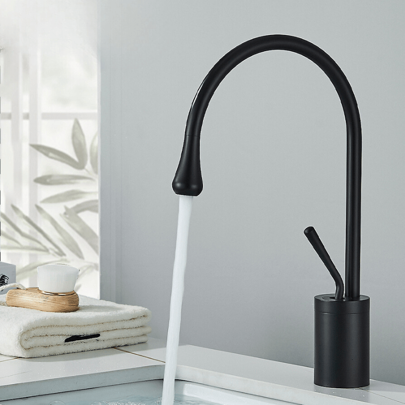 BrassGlow - Warm & Cold Basin Mixer Tap