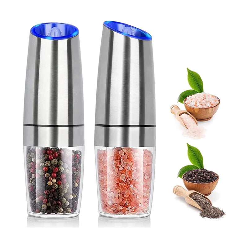 Electric Gravity Induction Salt and Pepper Mill