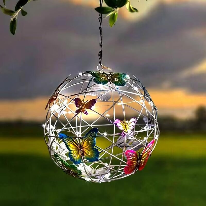 SolaraLux Enchanted Butterfly Lights | Weatherproof Solar-Powered Garden Decor