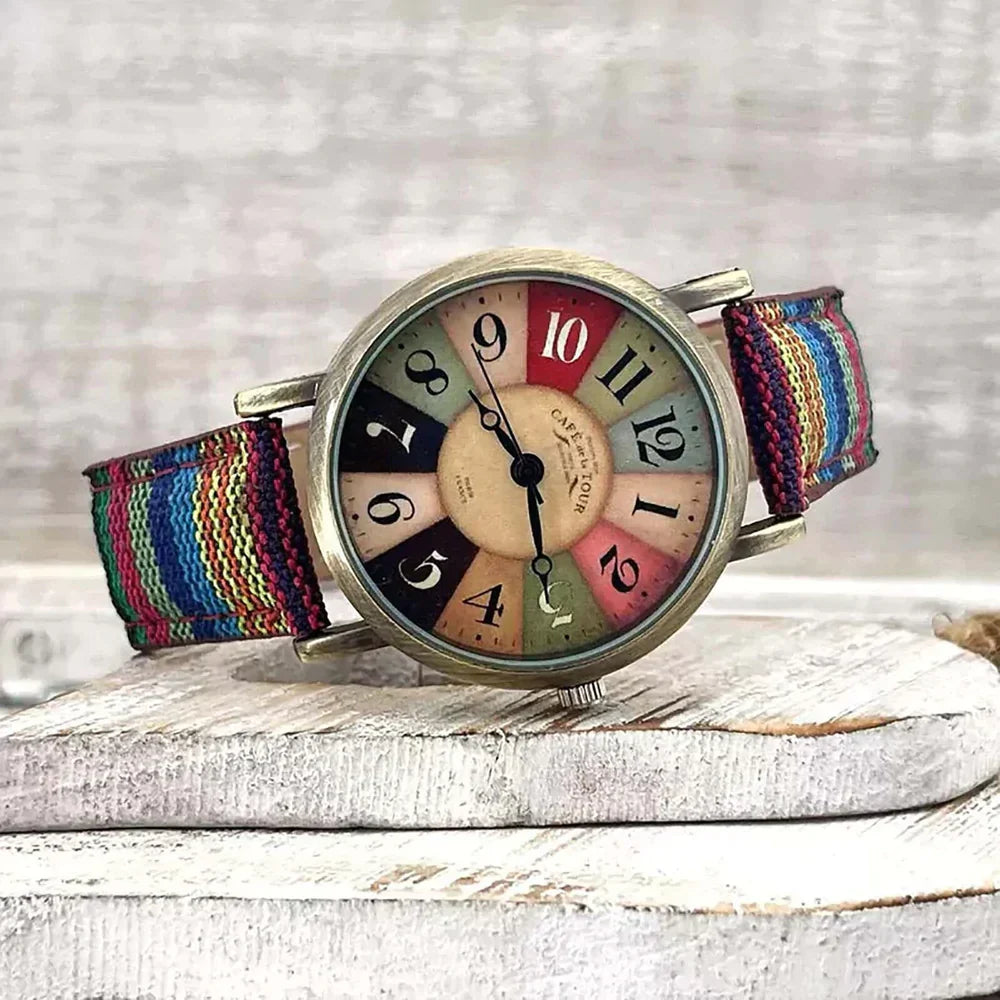 Luna Retro Watch - For a Colourful and Playful Style