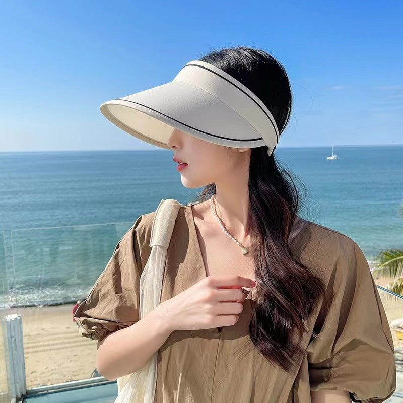 Trendy Roll-up Sun Hat with Extra Protection – FoldSun Pro