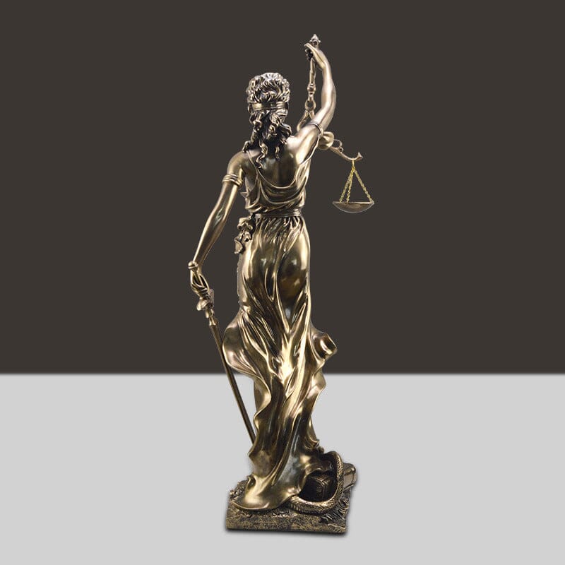 Decorative Statue of the Goddess of Justice