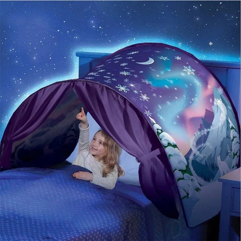 KidsDream - Children's Bed Tent - Create Magical Dreams with the Fantasy Tent - Easy Installation