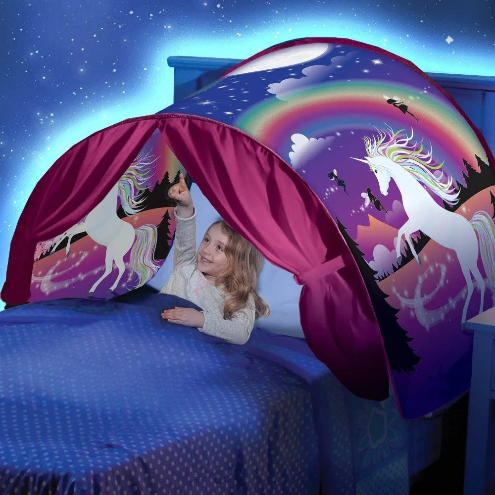 KidsDream - Children's Bed Tent - Create Magical Dreams with the Fantasy Tent - Easy Installation