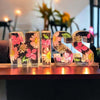 LumiFlair Floral Initial Night Lamp | Custom Resin Letter Light with Soft LED Glow