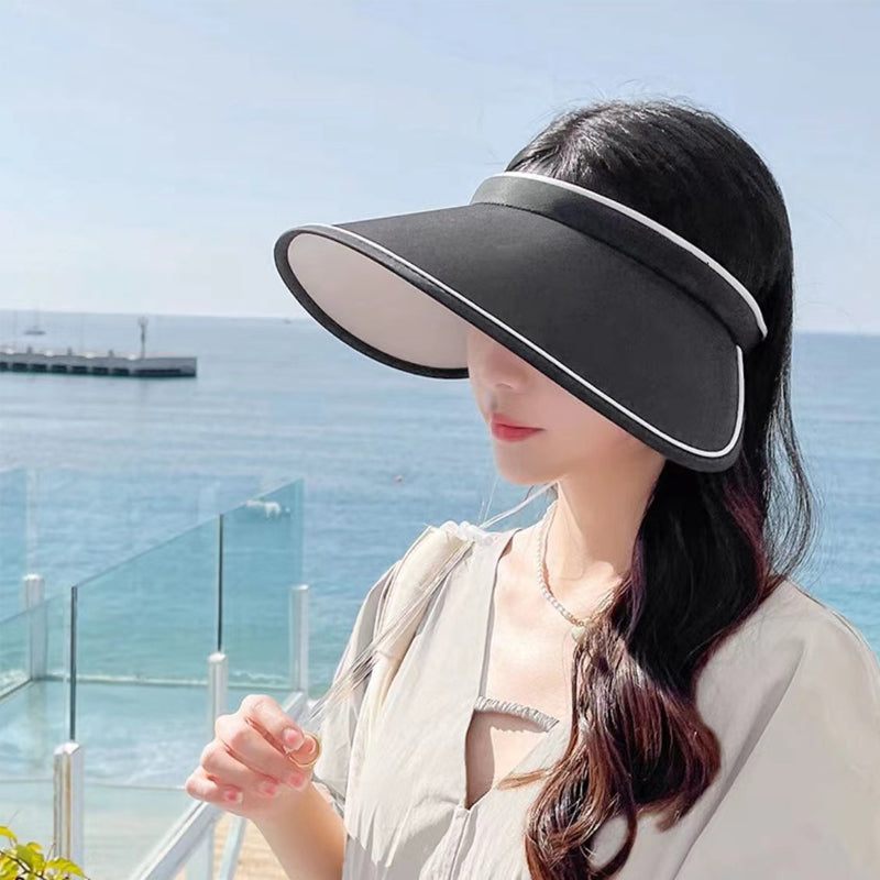 Trendy Roll-up Sun Hat with Extra Protection – FoldSun Pro
