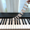Removable Note Labels Made of Silicone for 88-Key Pianos and Keyboards