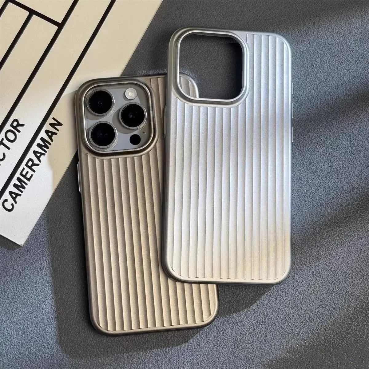 Shieldskin iPhone Case | Phone Case | Drop-resistant Titanium-Look Case for iPhone Models