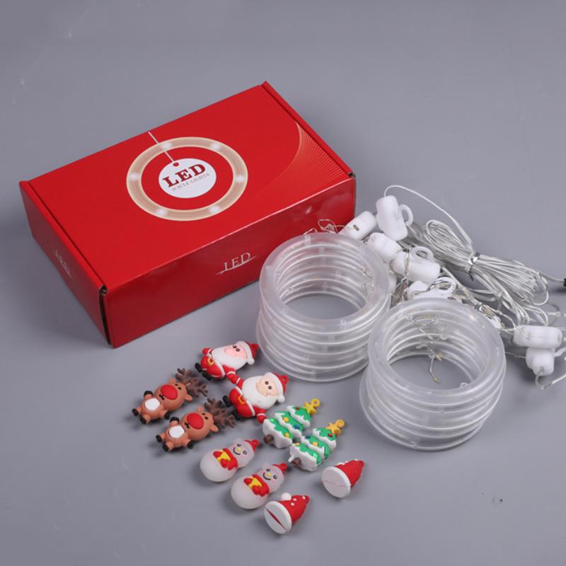 TwinkleJoy Christmas Lights – LED String with Festive Figures