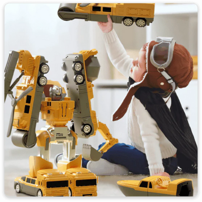 Transforming Robot Car - Creative Toy for Adventurous Kids