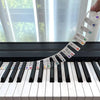 Removable Note Labels Made of Silicone for 88-Key Pianos and Keyboards