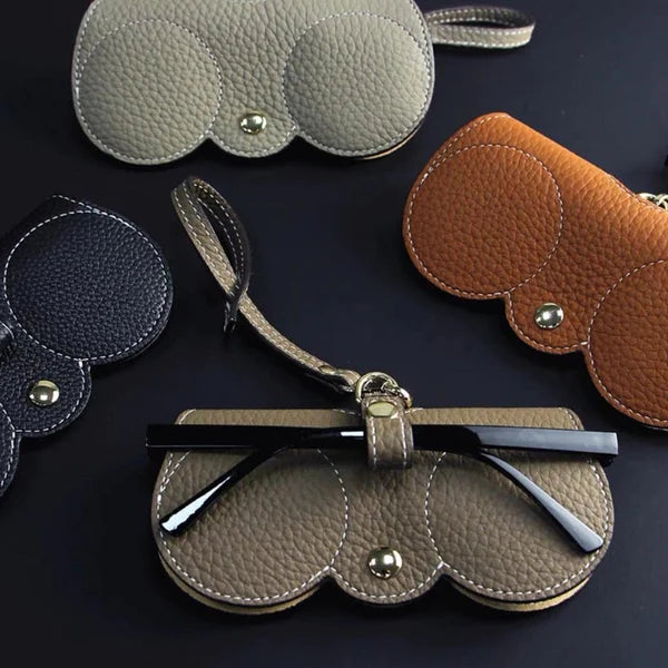 Soft Leather Sunglasses Case