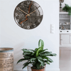 Stylish Wall Clock with Marble Effect – MarbleTime