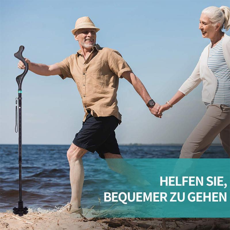 Folding and Retractable Walking Stick