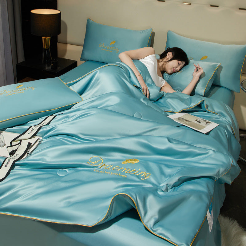 FrostEase Premium Cooling Bedding | Lightweight, Breathable, and Machine Washable Sleep Solution