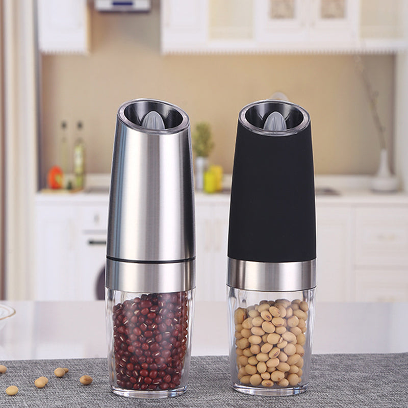Electric Gravity Induction Salt and Pepper Mill