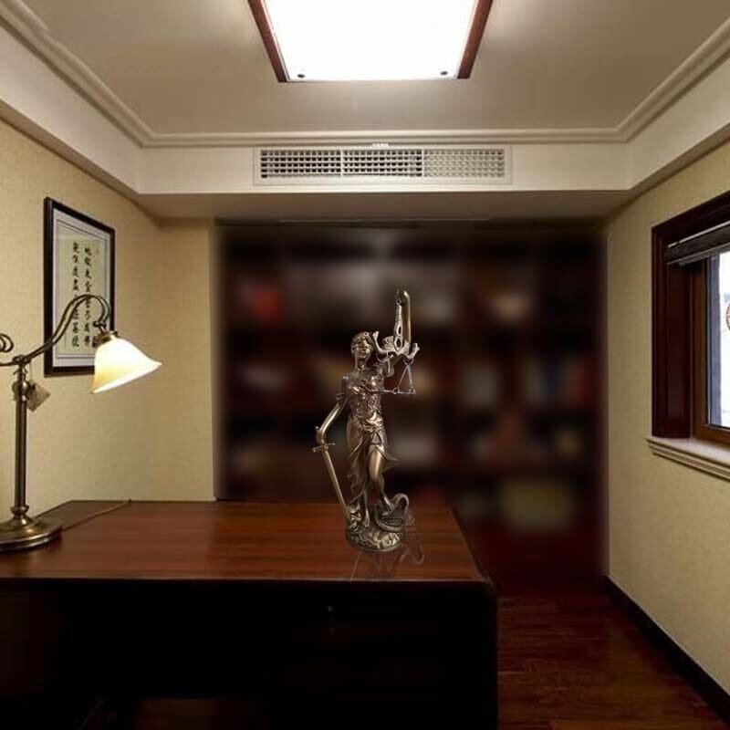 Decorative Statue of the Goddess of Justice