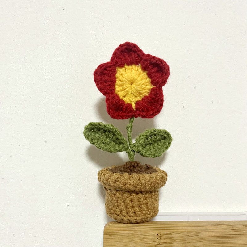 Handmade Knitted Flowers