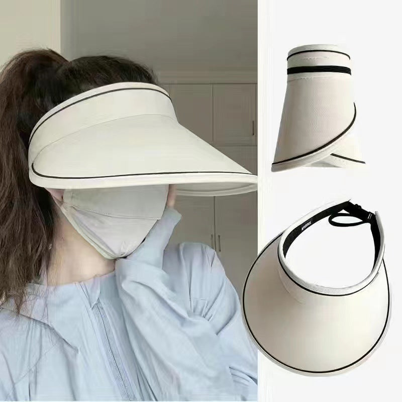 Trendy Roll-up Sun Hat with Extra Protection – FoldSun Pro