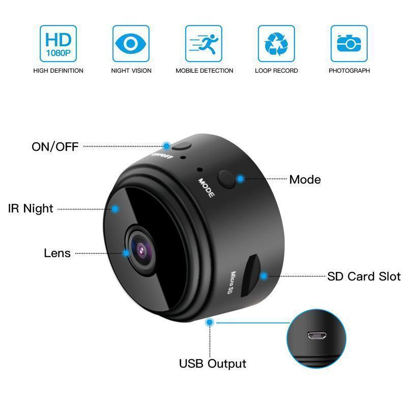 1080p Magnetic WiFi Mini Camera - RV Trailer Reversing Camera