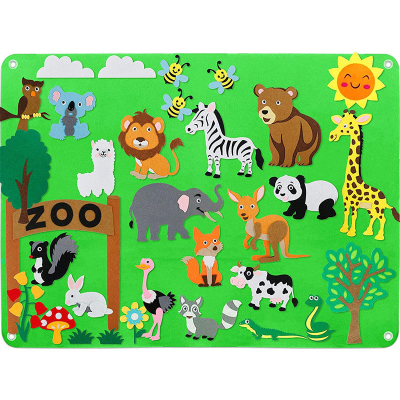 Animal Kingdom Educational Play Wall - Creative and Educational