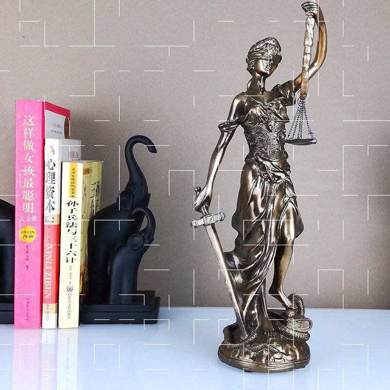 Decorative Statue of the Goddess of Justice