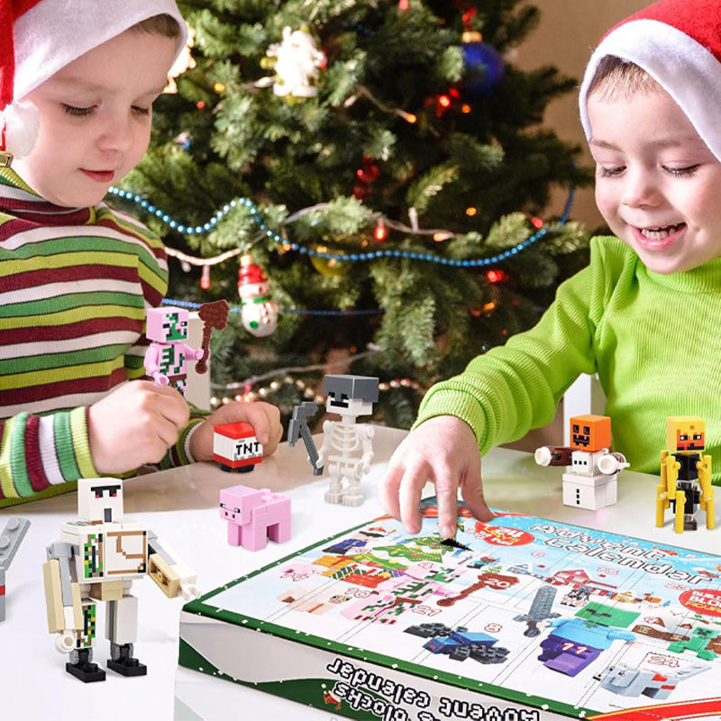 CrystalBuild Elite Advent Calendar | 29 Creative Figures for Kids' Christmas Countdown