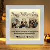 LumaCraft Deluxe Shadow Box | Personalized Illuminated Display for Father's Day Memories
