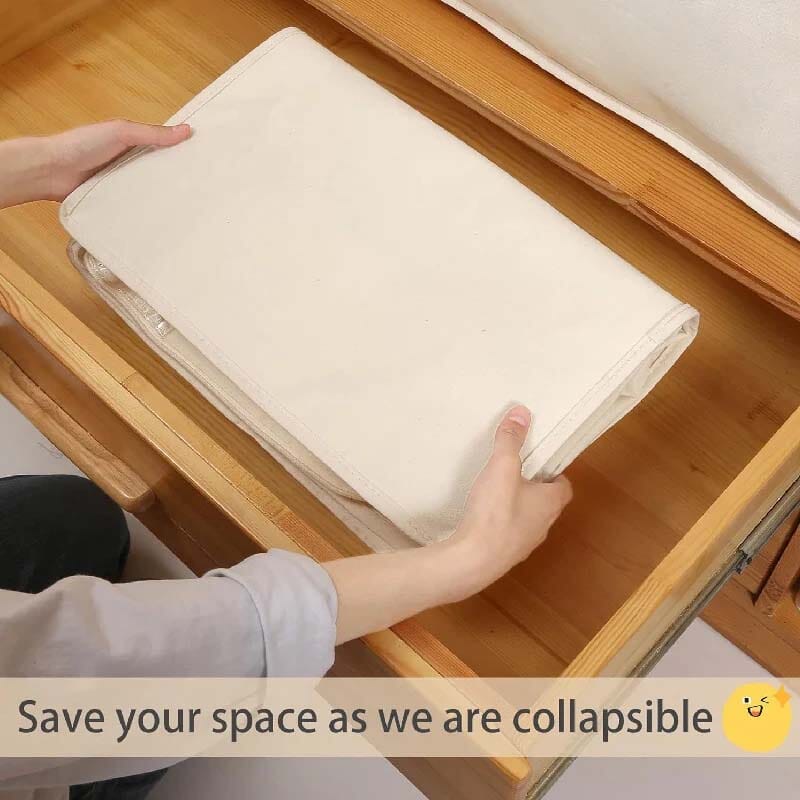 Extremely space-saving, self-compressing organiser