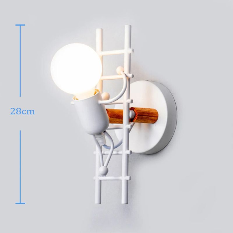GlowClimb Designer Sconce | Unique staircase wall lamp for cozy bedrooms and living rooms