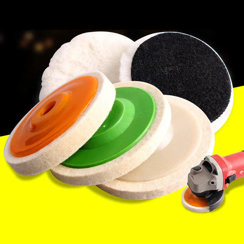 Set of 3 Wool Polishing Discs – Polistra