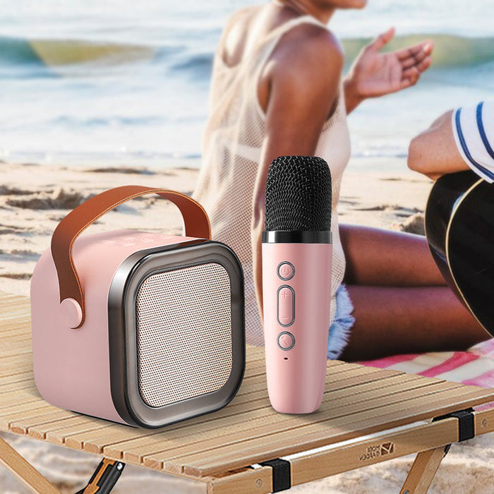 SingJoy Mini Karaoke System – Wireless Microphones for Unforgettable Singing Moments