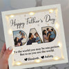 LumaCraft Deluxe Shadow Box | Personalized Illuminated Display for Father's Day Memories