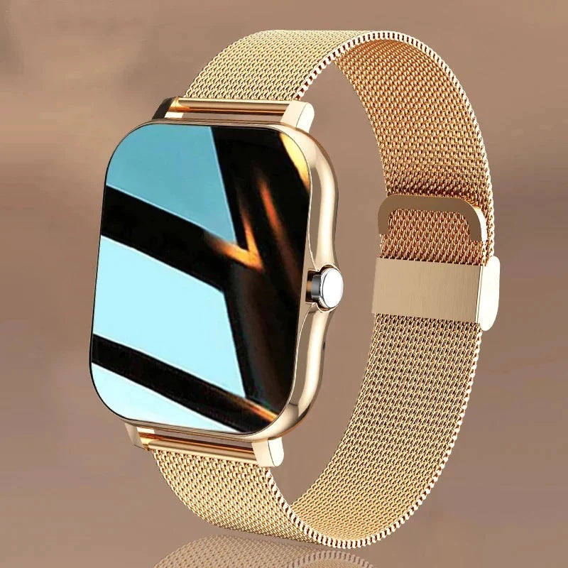 Gold Watch - Multifunctional Digital Smartwatch