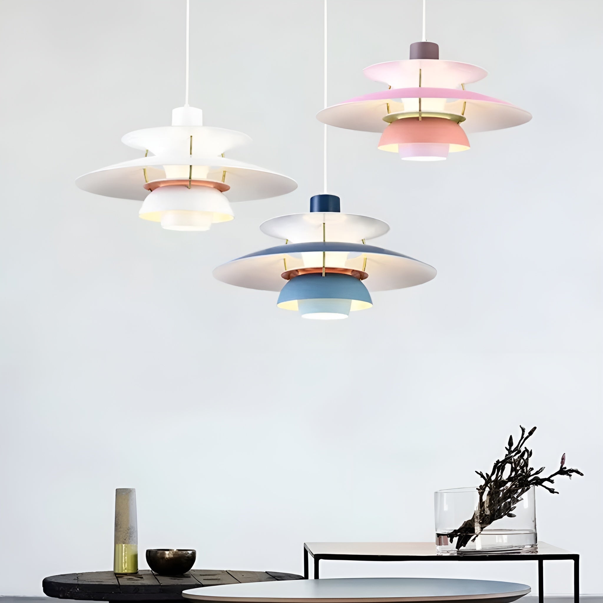 SkyGlow LED Pendant Light – Modern Scandinavian Design with Dimming Function