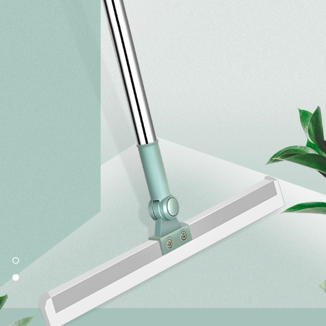 SiliconeSweep Pro Broom | Advanced ergonomic broom with silicone bristles for all floor types