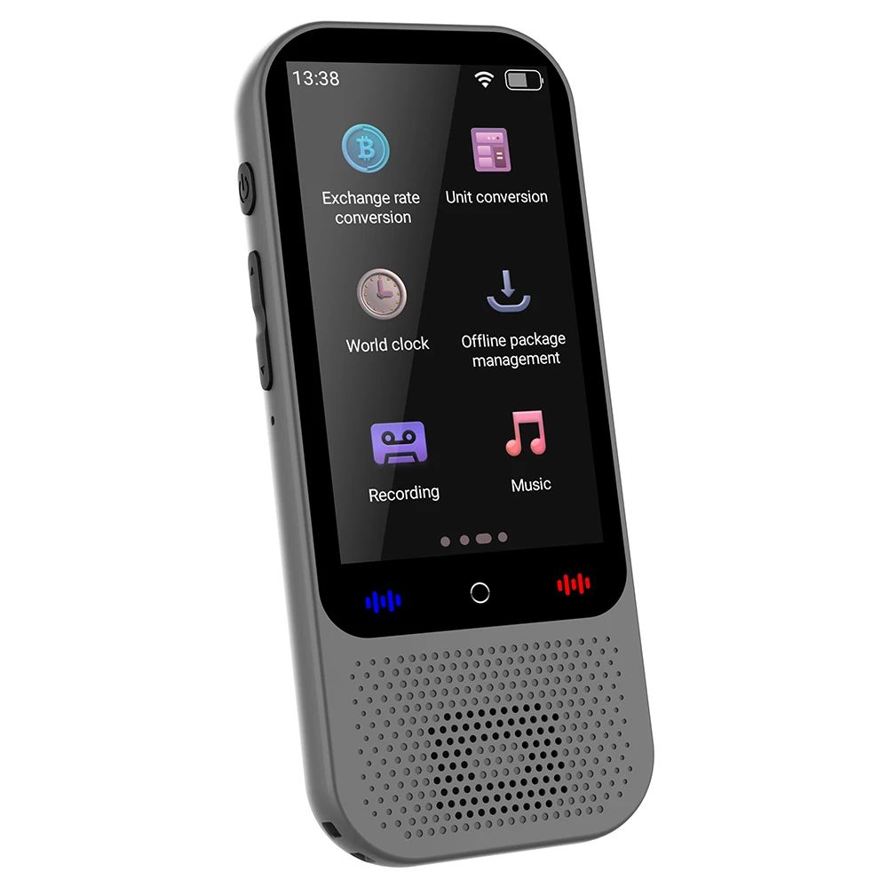S80 Pro Portable Language Translator – 138 Languages Voice Translation, 16 Offline Translations, and ChatGPT Feature