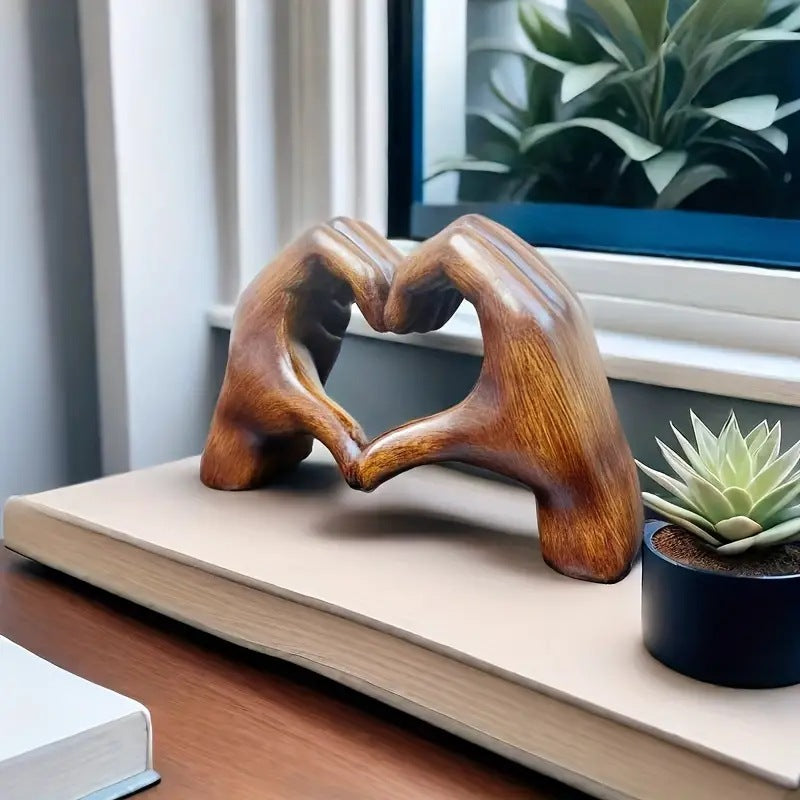 Heart-Shaped Sculpture: Modern Art with a Romantic Touch