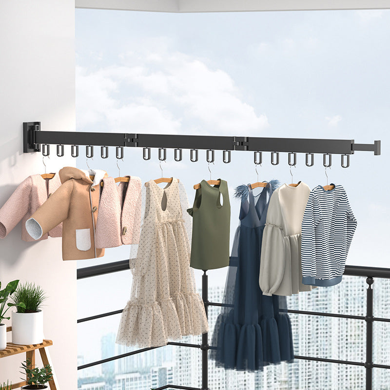 Clothes Rack with Folding Aluminium Hook