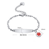 LifeKey Customizable Safety Bracelet | Medical ID jewelry for secure and stylish protection