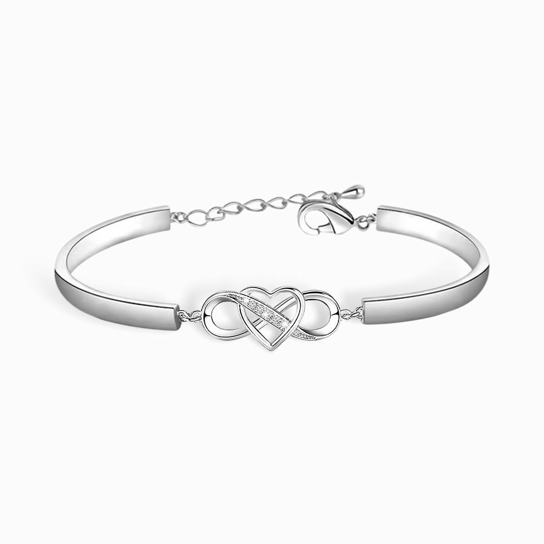 InfinityLuxe Daughter Bracelet | High-quality stainless steel keepsake with adjustable fit and timeless design